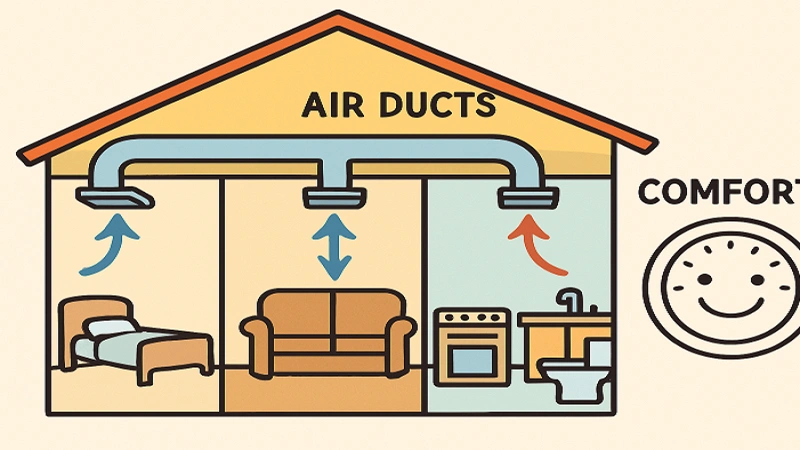 How Central Ducted HVAC Systems Improve Home Efficiency